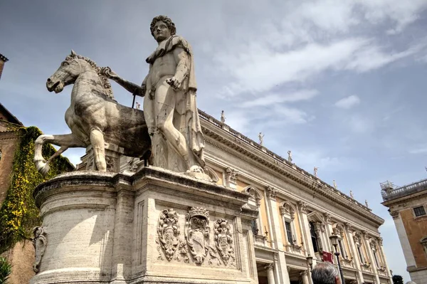 Una Strada Pittoresca Roma Italia Architettura — Foto Stock