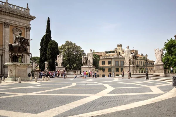 Una Strada Pittoresca Roma Italia Architettura — Foto Stock