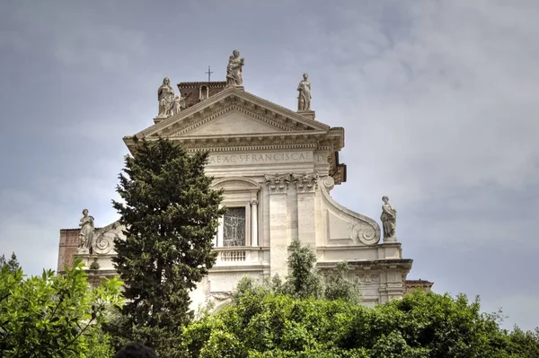 Uma Rua Pitoresca Roma Itália Arquitetura — Fotografia de Stock