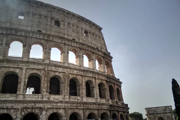 Gran Antiguo Coliseo Arte Fotografía Coliseo —  Fotos de Stock