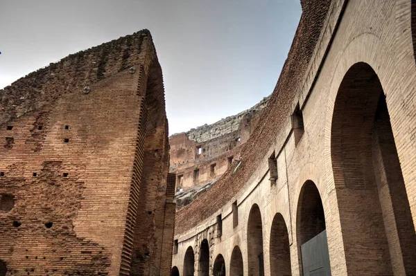 Grande Colosseo Antico Arte Fotografia Coliseum — Foto Stock
