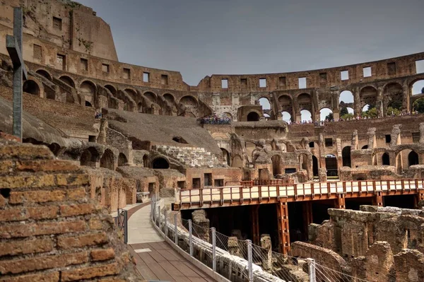 Gran Antiguo Coliseo Arte Fotografía Coliseo —  Fotos de Stock