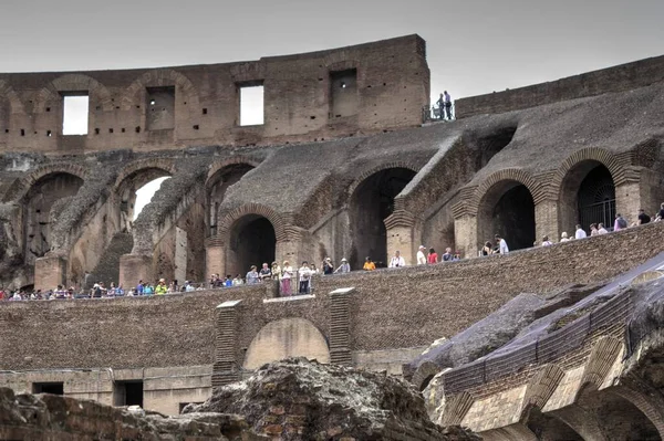 Gran Antiguo Coliseo Arte Fotografía Coliseo —  Fotos de Stock