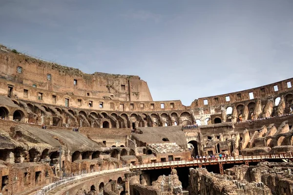 Gran Antiguo Coliseo Arte Fotografía Coliseo —  Fotos de Stock