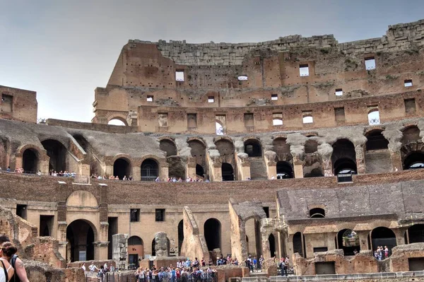 Gran Antiguo Coliseo Arte Fotografía Coliseo —  Fotos de Stock