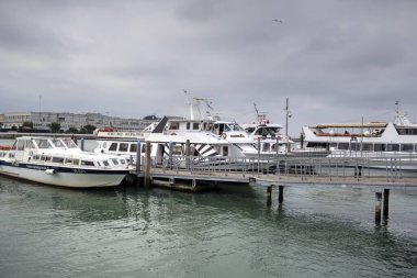 Venedik tekneleri liman, gemiler, İtalya, antika retro