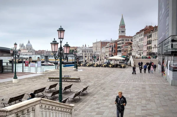 San Marco Palace Ducate Atardecer Venecia Italia — Foto de Stock