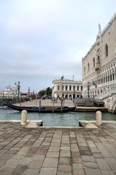 San Marco Und Der Herzogspalast Bei Sonnenuntergang Venedig Italien — Stockfoto