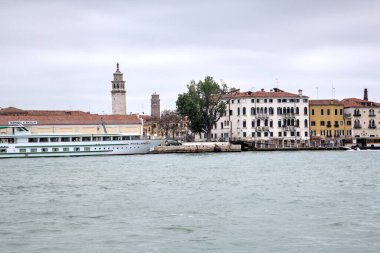 Venedik manzaralı deniz binaları İtalya