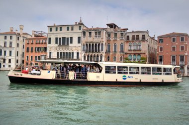 Venedik manzaralı deniz binaları İtalya