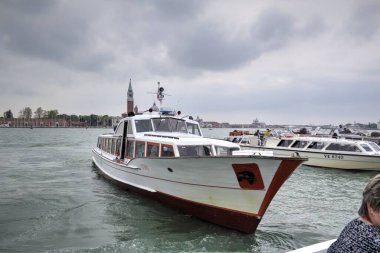 Venedik manzaralı deniz binaları İtalya