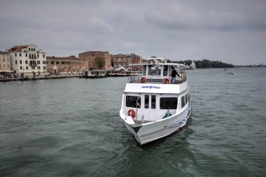 Venedik manzaralı deniz binaları İtalya