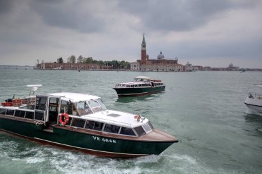 Venedik manzaralı deniz binaları İtalya
