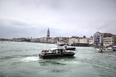 Venedik manzaralı deniz binaları İtalya