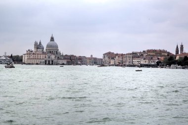 Venedik manzaralı deniz binaları İtalya