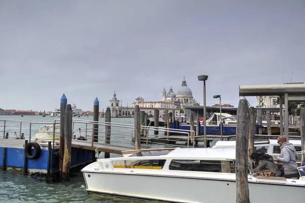 Venedig Blick Auf Den Canal Grande Und Die Basilika Santa — Stockfoto