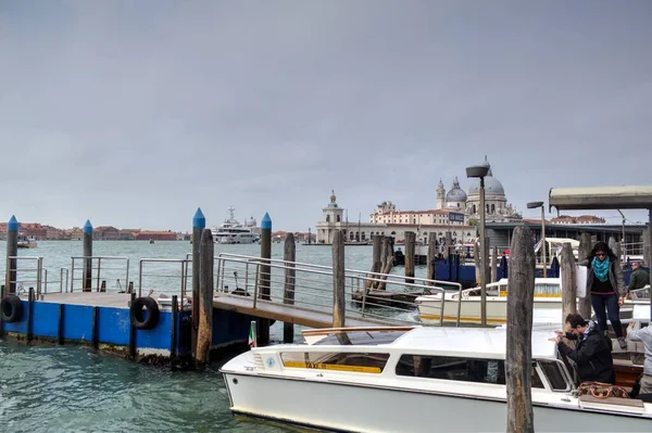 Venedig Blick Auf Den Canal Grande Und Die Basilika Santa — Stockfoto