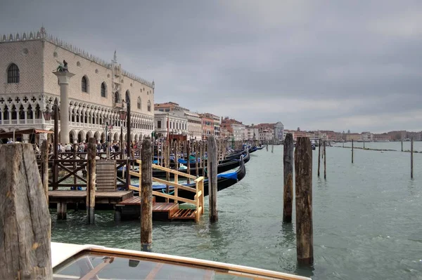 Venise Vue Sur Grand Canal Basilique Santa Maria Della Italie — Photo