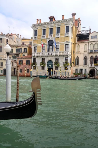 Île Murano Venise Italie Vue Sur Canal Avec Bateau — Photo