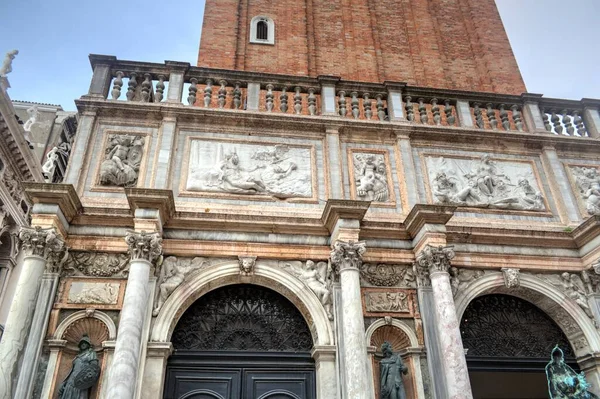 Bottom View Saint Mark Basilica Basilica San Marco Venice Italy — Stock Photo, Image