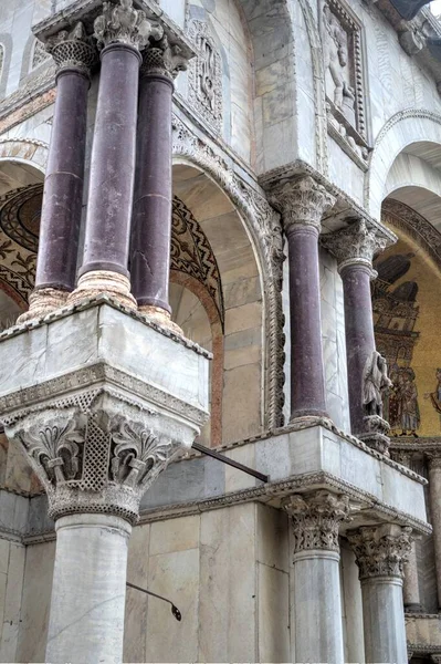 Bottenvy Över Markuskyrkan Basilica San Marco Venedig Italien — Stockfoto