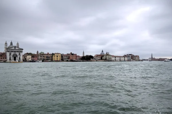 Venecia Vista Cityline Mar Edificios Italia — Foto de Stock