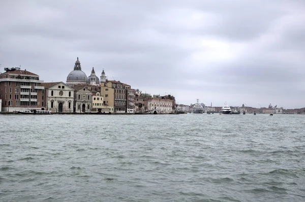 Venecia Vista Cityline Mar Edificios Italia — Foto de Stock
