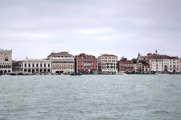 Venecia Vista Cityline Mar Edificios Italia — Foto de Stock