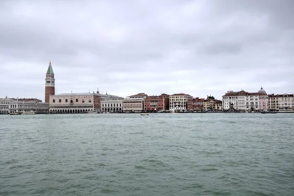 Venise Vue Ville Mer Bâtiments Italie — Photo