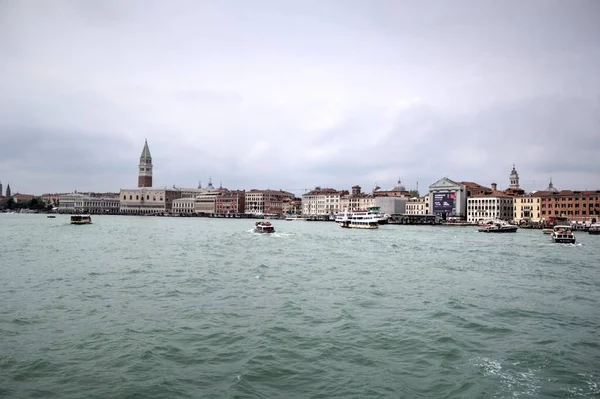 Venecia Vista Cityline Mar Edificios Italia — Foto de Stock