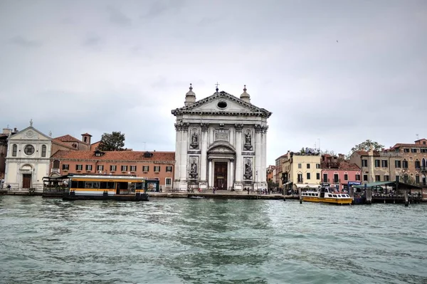 Venecia Vista Cityline Mar Edificios Italia — Foto de Stock