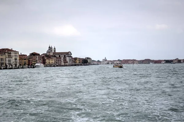 Venecia Vista Cityline Mar Edificios Italia — Foto de Stock