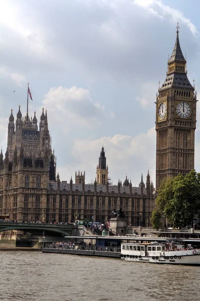 Big Ben Case Del Parlamento Londra Regno Unito — Foto Stock