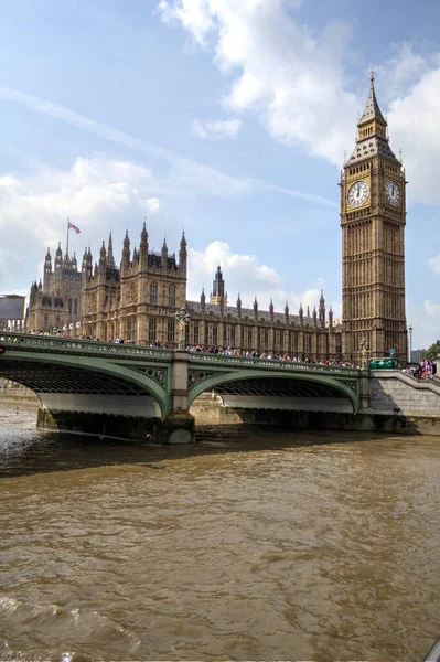 Big Ben Casas Parlamento Londres Reino Unido — Fotografia de Stock