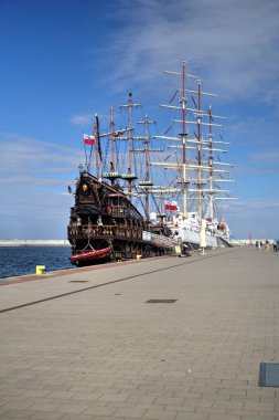 Liman fotoğrafçılığında Gdynia korsan gemisi