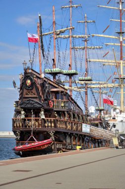Liman fotoğrafçılığında Gdynia korsan gemisi
