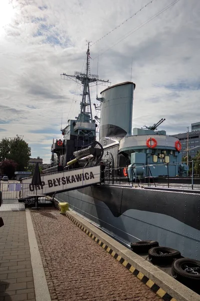 Orp Blyskawica号驱逐舰Gdynia号 波兰军舰 — 图库照片