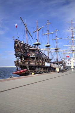 Liman fotoğrafçılığında Gdynia korsan gemisi