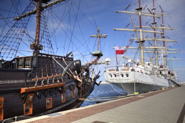 Liman fotoğrafçılığında Gdynia korsan gemisi