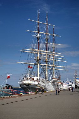 Liman fotoğrafçılığında Gdynia Yelkenli Fırkateyni