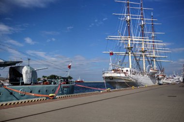 Liman fotoğrafçılığında Gdynia Yelkenli Fırkateyni