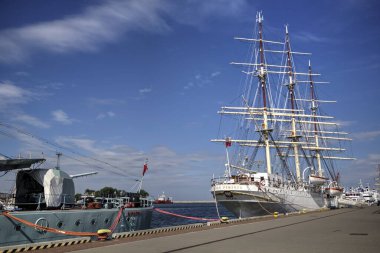 Liman fotoğrafçılığında Gdynia Yelkenli Fırkateyni