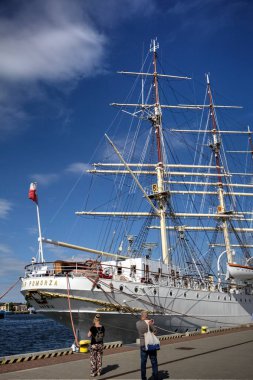 Liman fotoğrafçılığında Gdynia Yelkenli Fırkateyni