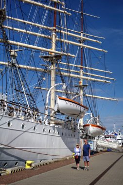 Liman fotoğrafçılığında Gdynia Yelkenli Fırkateyni