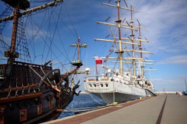 Liman fotoğrafçılığında Gdynia Yelkenli Fırkateyni