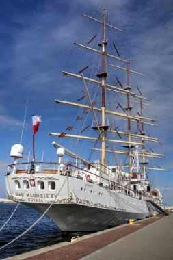 Liman fotoğrafçılığında Gdynia Yelkenli Fırkateyni