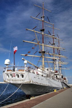 Liman fotoğrafçılığında Gdynia Yelkenli Fırkateyni