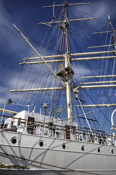 Gdynia Fragata Vela Puerto Fotografía —  Fotos de Stock