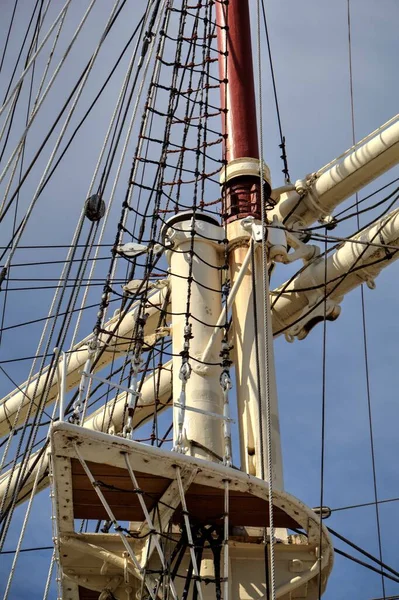 Gdynia Fragata Vela Puerto Fotografía —  Fotos de Stock