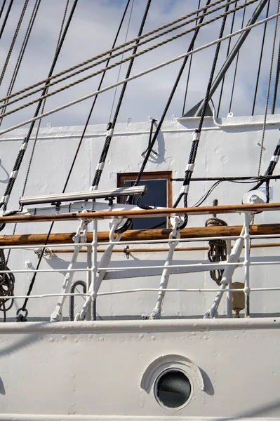 Gdynia Sailing Fregatte Hafen Fotografie — Stockfoto